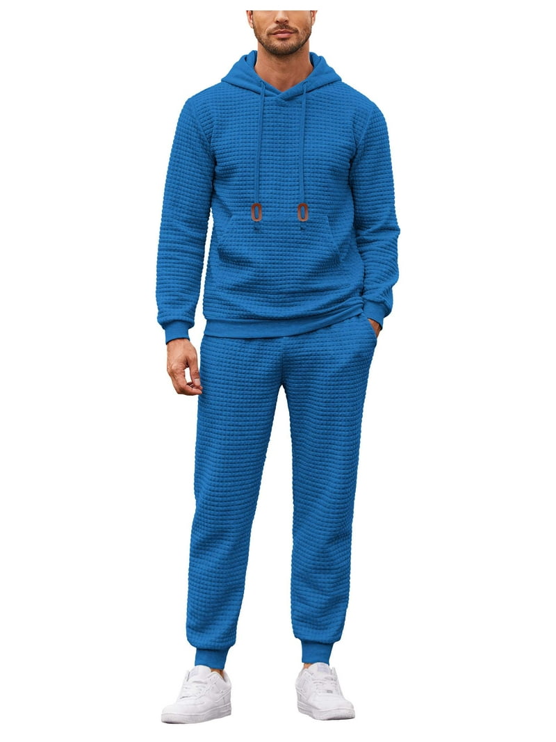 COOFANDY Men's Tracksuit Piece Hoodie Sweatsuit Sets Casual