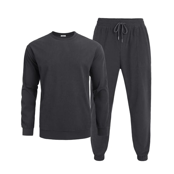 COOFANDY Men's Tracksuit 2 Piece Sweatsuit Set Long Sleeve Pullover Athletic Suit For Sports Casual Fitness Jogging