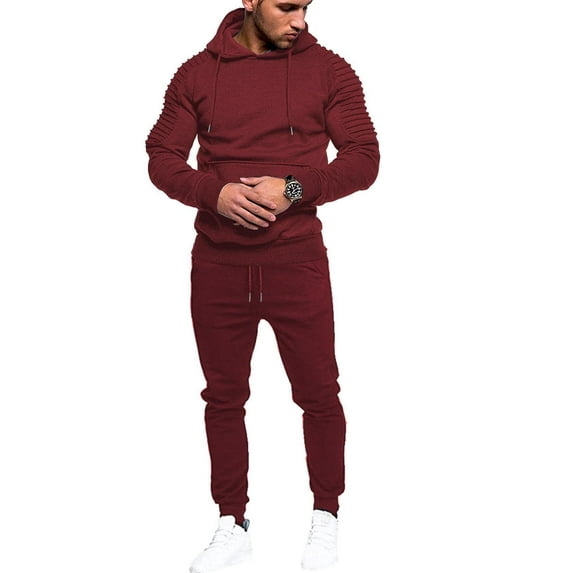 COOFANDY Men's Tracksuit Set 2 Piece Hoodie Sweatsuit Casual Jogging Athletic Suits Set