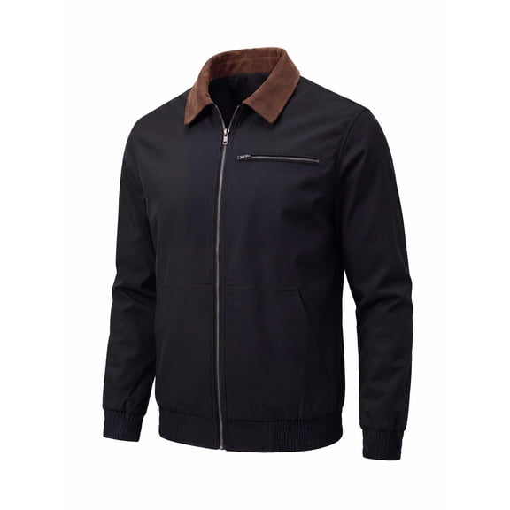 COOFANDY Men's Western Bomber Jacket Fall Winter Causal Fashion Stylish Windbreaker Light Coat