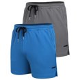 thumbnail image 1 of COOFANDY Men's Workout Shorts 5 Inch Inseam 2 Pack Gym Shorts with Pockets Quick Dry Shorts for Sports Running Athletic, 1 of 6