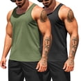 thumbnail image 1 of COOFANDY Men's Workout Tank Tops Pack Dry Fit Sleeveless Running Shirts Gym Muscle Bodybuilding T Shirts, 1 of 6