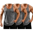 thumbnail image 1 of COOFANDY Men's Workout Tank Tops Quick Dry Y-Back Muscle Sleeveless Shirts Stringer Cut off Gym Athletic Running Tanks Top, 1 of 6