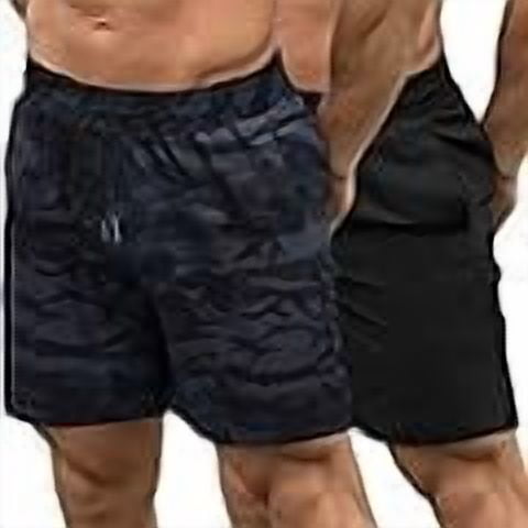 COOFANDY Mens 2 Pack Athletic Shorts 7 Inch Quick Dry Breathable Lightweight Gym Workout Shorts with Pockets