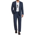 thumbnail image 1 of COOFANDY Men's 2 Piece Suits Classic Fit Suit Set 2 Button Blazer Jacket and Dress Pants for Wedding Business Prom, 1 of 9