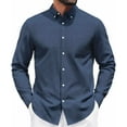 thumbnail image 1 of COOFANDY Mens Black Button Down Shirt Long Sleeve Casual Shirt Regular Fit Dress Shirt, 1 of 6