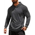 thumbnail image 1 of COOFANDY Mens Hoodie Casual Drawstring Athletic Hoodies Hooded Pullover Sweatshirts with Pocket, 1 of 13