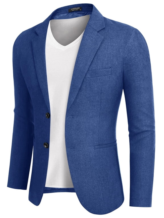 Mens Blazer Casual Fitted Sport Coats Western Summer Weeding Party Suit Jackets