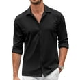 thumbnail image 1 of Coshow Mens Button Down Dress Shirts Business Casual Long Sleeve Wrinkle Free Blouses, 1 of 7