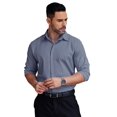 thumbnail image 1 of COOFANDY Mens Button Up Shirts Long Sleeve Dressy Formal Business Shirt Wrinkle-Free Normal Spread Collar Relaxed Fit Business Casual Dress Shirts, 1 of 5