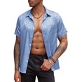 thumbnail image 1 of COOFANDY Mens Casual Beach Shirts Printed Short Sleeve Summer Hawaiian Shirts, 1 of 6