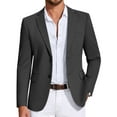 thumbnail image 1 of COOFANDY Men's Sport Jacket Regular Fit Travel Blazer Wrinkle Free Stretch Suit Coat, 1 of 7