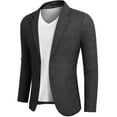 thumbnail image 1 of COOFANDY Mens Casual Blazer Lightweight Sports Coat Two Buttons Two-Button Suit Jacket, 1 of 6