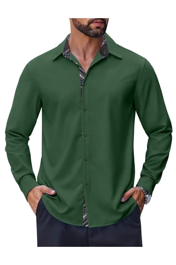 Forest Green Button Shirt