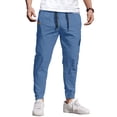 thumbnail image 1 of COOFANDY Mens Casual Joggers Pants - Cotton Drawstring Chino Cargo Pants Hiking Outdoor Twill Track Jogging Sweatpants Jogger Pants with Pockets for Men, 1 of 1