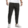 thumbnail image 1 of COOFANDY Mens Casual Joggers Pants - Cotton Drawstring Chino Cargo Pants Hiking Outdoor Twill Track Jogging Sweatpants Pants with Pockets for Men, 1 of 9