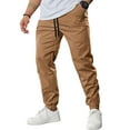 thumbnail image 1 of COOFANDY Mens Casual Joggers Pants - Cotton Drawstring Chino Cargo Pants Hiking Outdoor Twill Track Jogging Sweatpants Pants with Pockets for Men, 1 of 9
