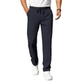 thumbnail image 1 of COOFANDY Mens Casual Pants Elastic Waist Chino Pants Lightweight Drawstring Pants with Pockets, 1 of 6