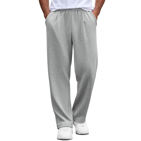 COOFANDY Mens Casual Sweatpants Open Bottom Lounge Pants Lightweight Baggy Workout Yoga Track Pants