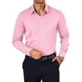 thumbnail image 1 of COOFANDY Mens Dress Shirt Wrinkle Free Long Sleeve Slim Fit Button Down Shirts Formal Business Shirts, 1 of 5