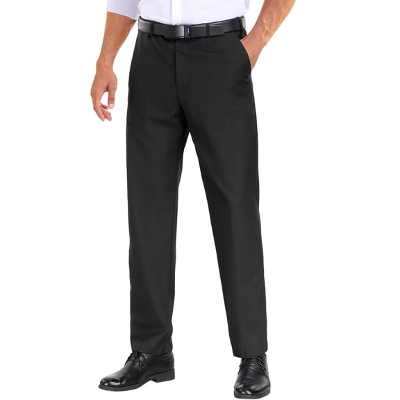 COOFANDY Mens Dress Slacks Slim Fit Elastic Tuxedo Pants Formal Business Wedding Office Pants