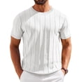 thumbnail image 1 of COOFANDY Mens Summer Shirts Casual Short Sleeve Knit Shirts Vaction Fashion Crew Neck Tshirts, 1 of 5