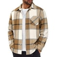 thumbnail image 1 of COOFANDY Mens Long Sleeve Flannel Shirt Cotton Collared Button Up Shirts Casual Plaid Shirt, 1 of 5