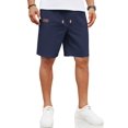 thumbnail image 1 of COOFANDY Mens Flat Front Shorts Elastic Waist Linen Lightweight Breathable Shorts, 1 of 6