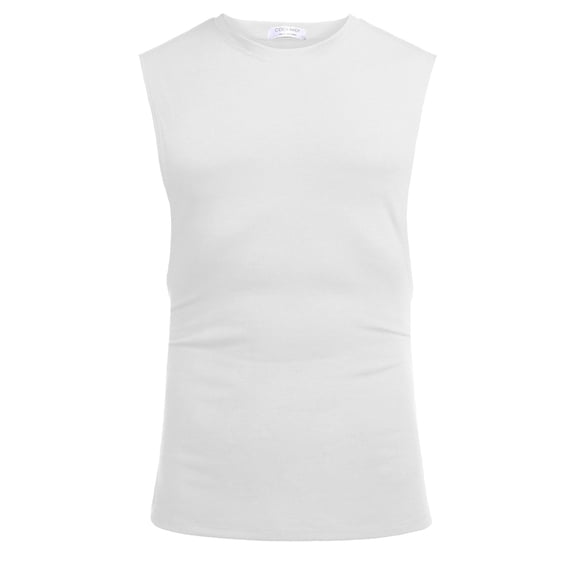 COOFANDY Mens Gym Workout Tank Tops Cut Off Muscle T Fitness Sleeveless Shirt