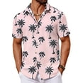 thumbnail image 1 of COOFANDY Mens Hawaiian Shirt Short Sleeve Floral Button Down Shirts Summer Tropical Beach Shirts, 1 of 6