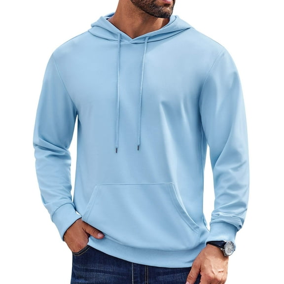 COOFANDY Men's Pullover Drawstring Kanga Pocket, Sweatshirts & Hoodies