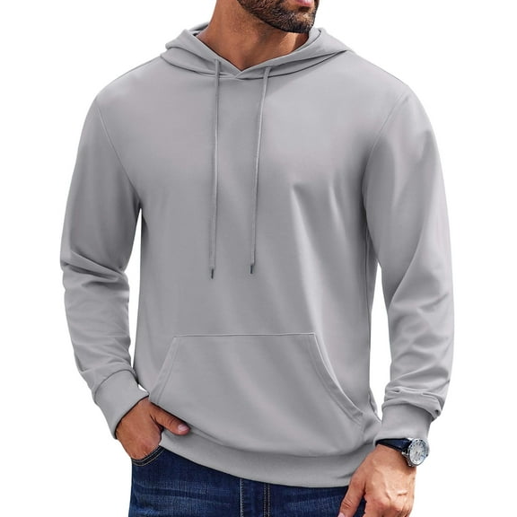 COOFANDY Men's Pullover Drawstring Kanga Pocket, Sweatshirts & Hoodies