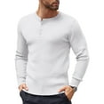 thumbnail image 1 of COOFANDY Mens Knit Sweater Casual Henley Shirts Long Sleeve Pullover Sweater Button Down Shirts Fall Tops, 1 of 8