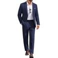 thumbnail image 1 of COOFANDY Men Suits Classic Fit 2 Piece Suit Set One Button Casual Blazer Wedding Bussiness Suit Separates, 1 of 10