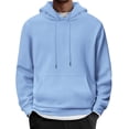thumbnail image 1 of COOFANDY Mens Lightweight Pullover Hoodie with Pockets Long Sleeve Hooded Sweatshirt, 1 of 6