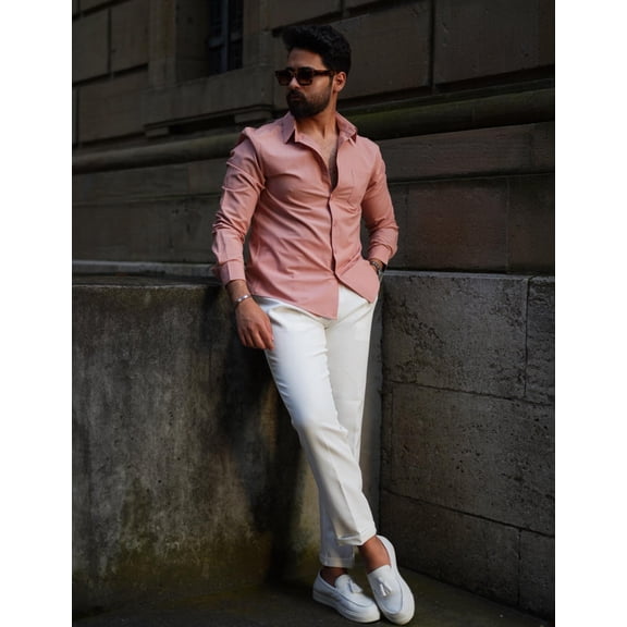 COOFANDY Mens Casual Dress Shirt Long Sleeve Button Shirt Business Causal Dress Work Clothes