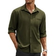 thumbnail image 1 of COOFANDY Mens Casual Button Down Shirts Slim Fit Button Up Shirt Long Sleeve Shirt for Men, 1 of 6