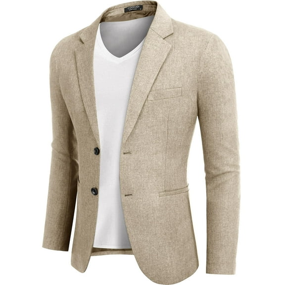 COOFANDY Mens Sport Coats and Blazer Two Buttons Casual Lightweight Daily Suit Jackets