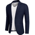 thumbnail image 1 of COOFANDY Mens Sports Jacket Two Buttons Casual Lightweight Blazer Modern Stylish Suit Jacket, 1 of 7