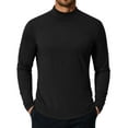 thumbnail image 1 of COOFANDY Men's Fashion Mock Neck T Shirts Long Sleeve Turtleneck Pullover Shirts Basic Slim Fitted Tee Shirts, 1 of 10