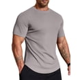 thumbnail image 1 of COOFANDY Mens Muscle Shirt Short Sleeve Gym Workout Slim Fitted Tees Quick Dry T Shirts for Men, 1 of 6