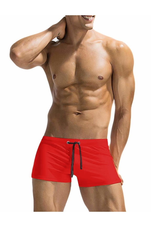 Men Fashion Swim Short Swimming Bathing Suit Tight Swimsuit Boardshort