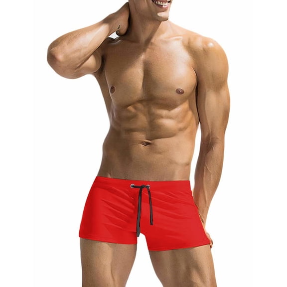 COOFANDY Men Fashion Swim Short Swimming Bathing Suit Tight Swimsuit Boardshort