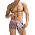 thumbnail image 1 of COOFANDY Mens Quick Dry Lightweight Square Leg Cut Trunks Swimwear, 1 of 7