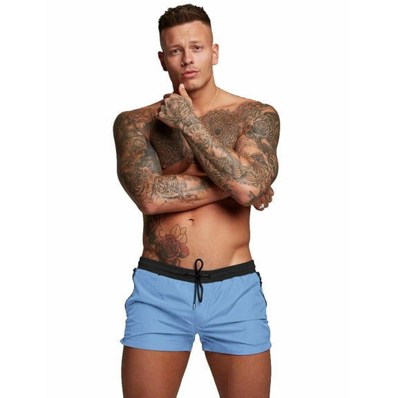 COOFANDY Men's Swim Trunk Quick Dry Swimwear Mesh Lining Bathing Suit Swimsuit Board Beach Sport Short