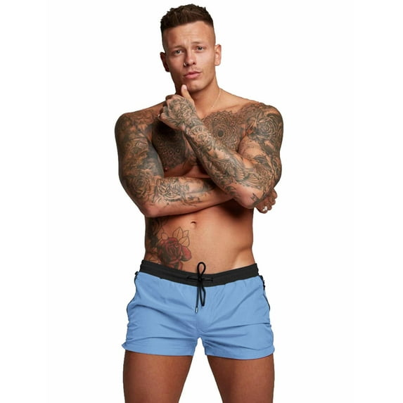 COOFANDY Men's Swim Trunk Quick Dry Swimwear Mesh Lining Bathing Suit Swimsuit Board Beach Sport Short