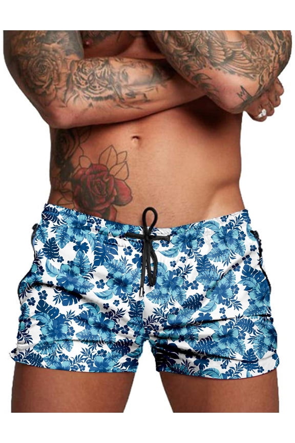 Men's Swim Trunk Quick Dry Swimwear Mesh Lining Bathing Suit Swimsuit Board Beach Sport Short