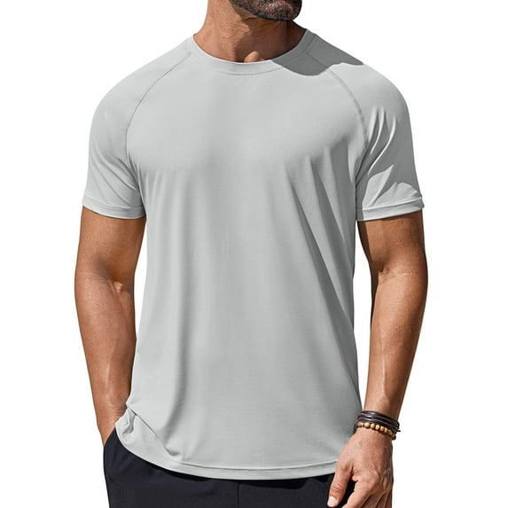 COOFANDY Beach Shirts for Men Short Sleeve UPF 50+ Sun Protection Shirt Quick Dry Uv Rash Guard Shirts