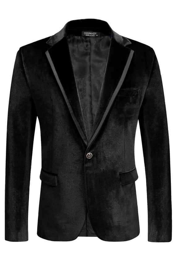 Mens Velvet Blazer Purple Tuxedo Jackets Notched Lapel Single Button Dinner Prom Party Jackets Christmas Gift