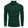 thumbnail image 1 of COOFANDY Mens Ribbed Slim Fit Knitted Pullover Casual Turtleneck Sweater, 1 of 8